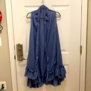 Ladies cotton kimono vest